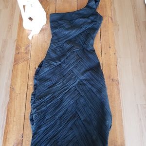 One shoulder cocktail dress